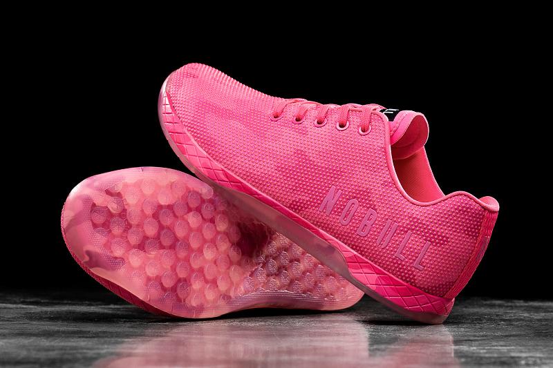 Women's Nobull Neon Camo Trainers Pink | SG Z3058U